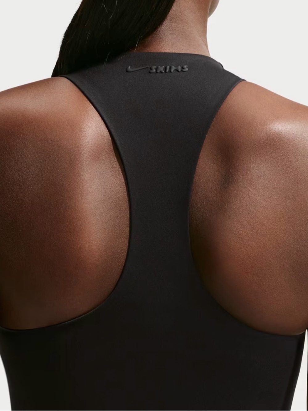 SKIMS Nike Black High-Neck Slim Tank